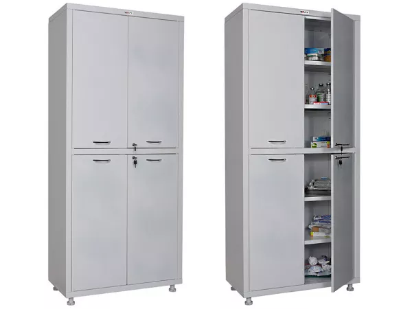 Медицинский шкаф ПРАКТИК HILFE МД 2 1780/SS