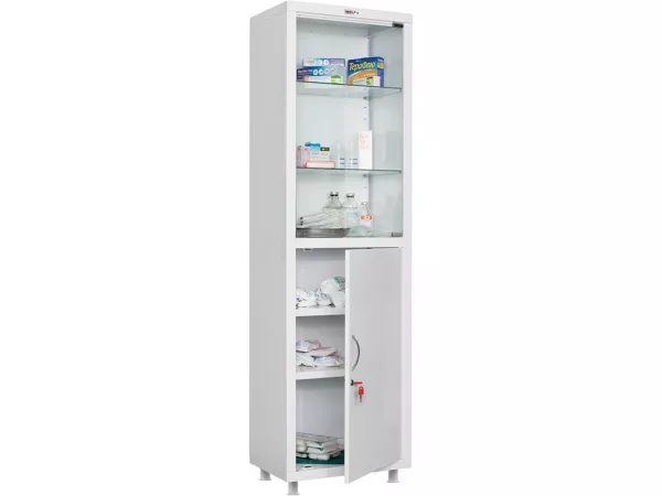 Медицинский шкаф ПРАКТИК HILFE МД 1 1657/SG